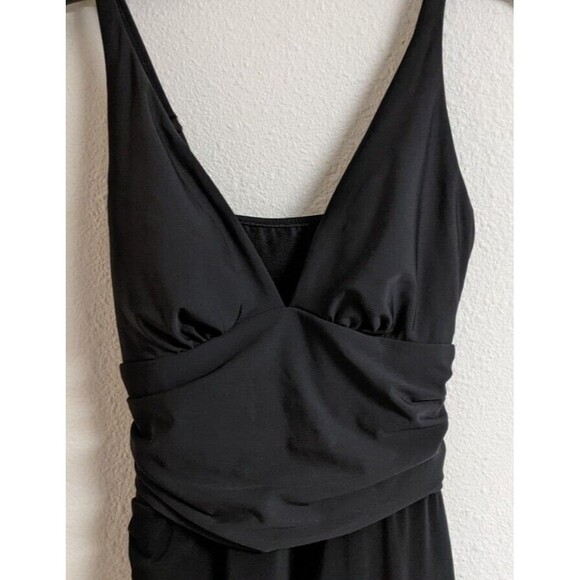 Women's Magicsuit Black Convertible Swim Dress Adjustable Straps Size 4 - Picture 7 of 13